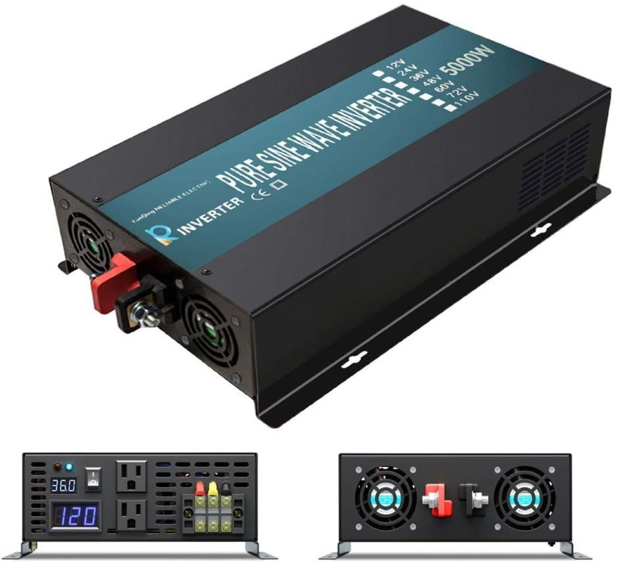 Off Grid Pure Sine Wave Solar  - огляд і ціна Pure Sine Wave Inverter 5000W 48V 220V