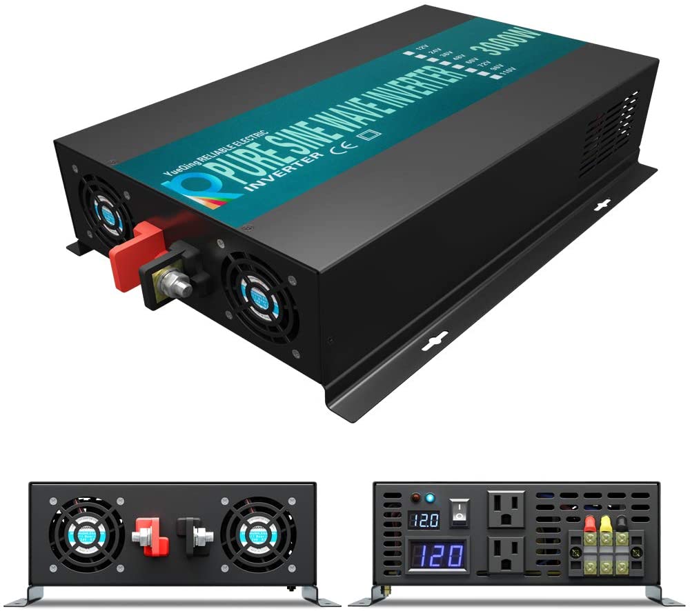Pure Sine Wave Inverter 3000W  - огляд і ціна Inverter Pure Sine Wave 60Hz 120V 3000W