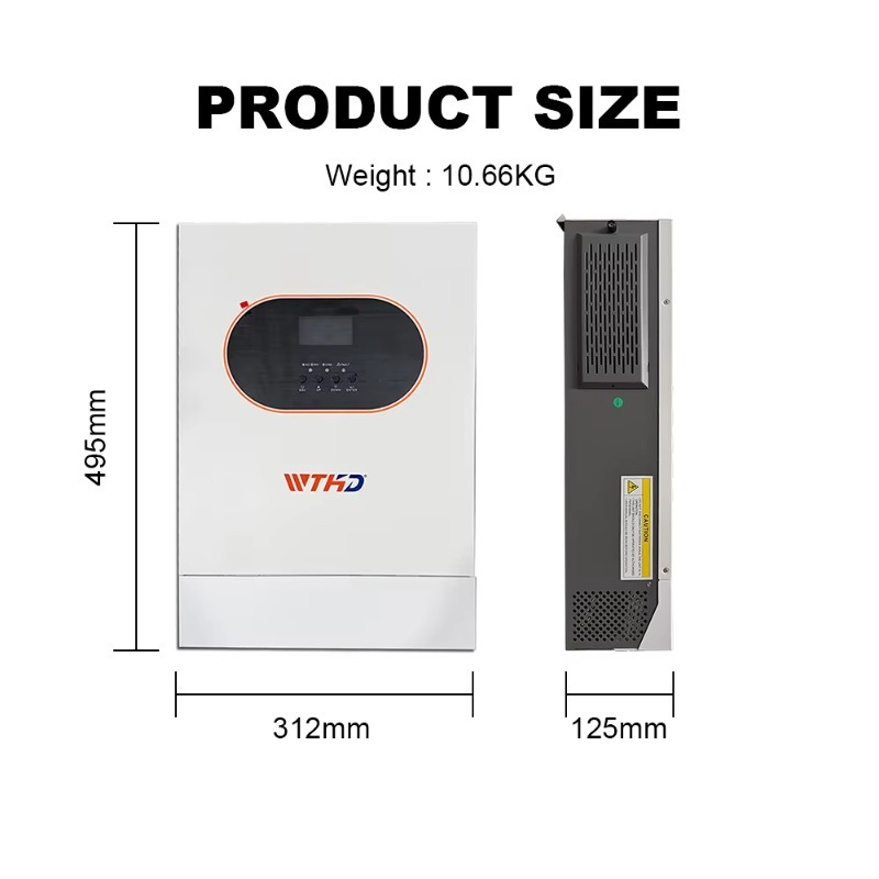 6.2KW Single Phase Off Grid On - огляд і ціна Off Grid Solar Inverter 48V 6000W