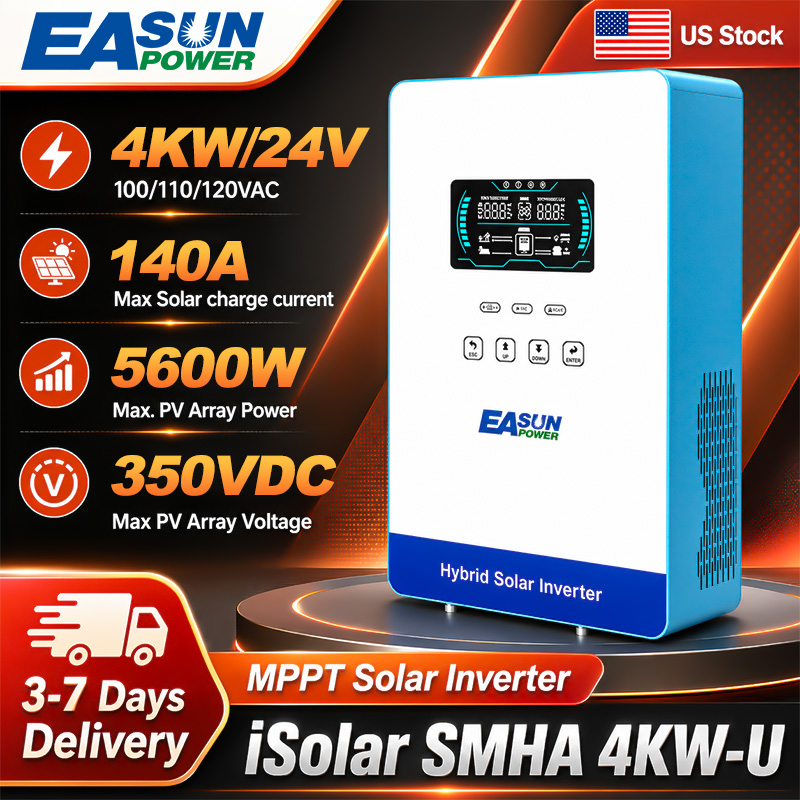 EASUN POWER 4000W 24V Off Grid - огляд і ціна Grid Tie Inverter Limiter 2000W