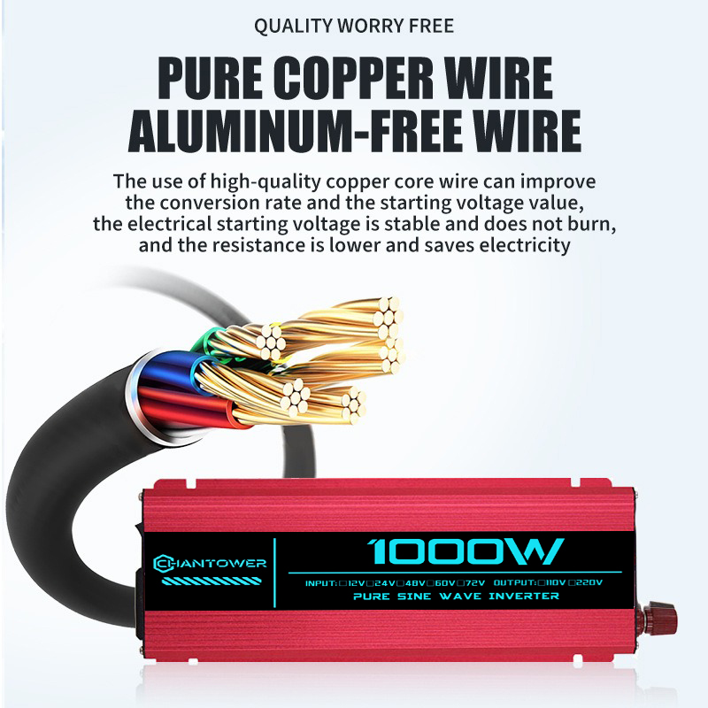 Pure Sine Wave Inverter DC 48V - огляд і ціна Pure Sine Wave Inverter 5000W 48V 220V