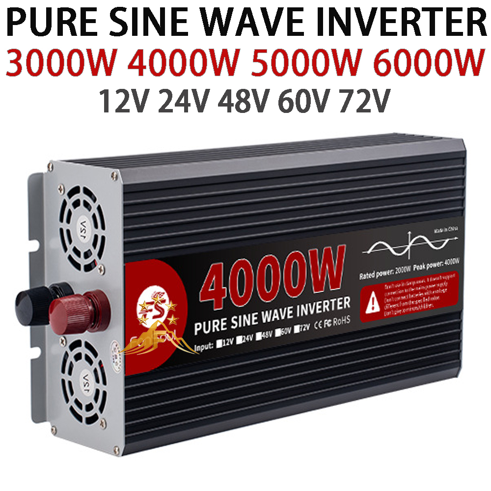 Real Power Pure Sine Wave Inve - огляд і ціна Pure Sine Wave Inverter 5000W 48V 220V