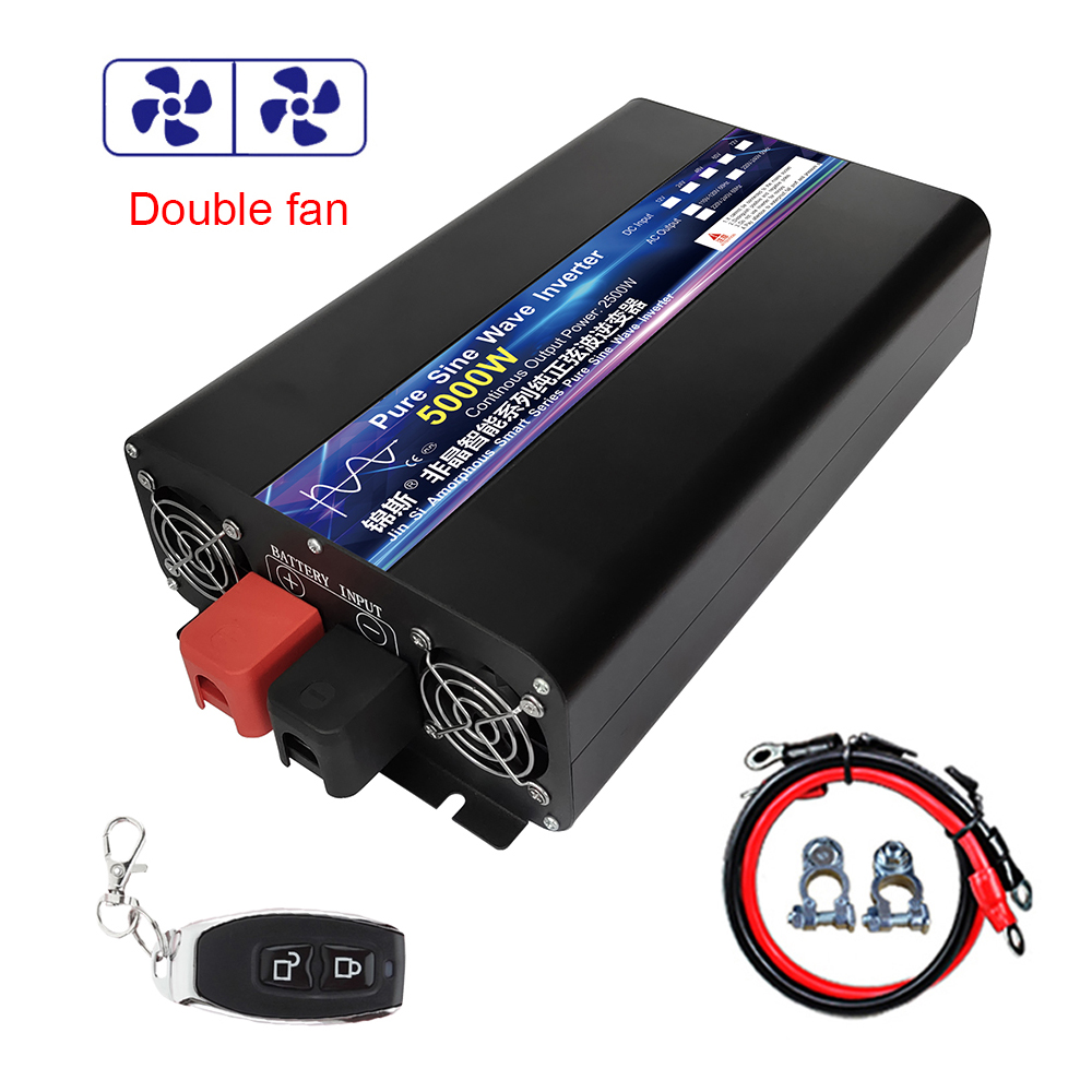 Pure Sine Wave Power Inverter  - огляд і ціна Pure Sine Wave Inverter 5000W 48V 220V