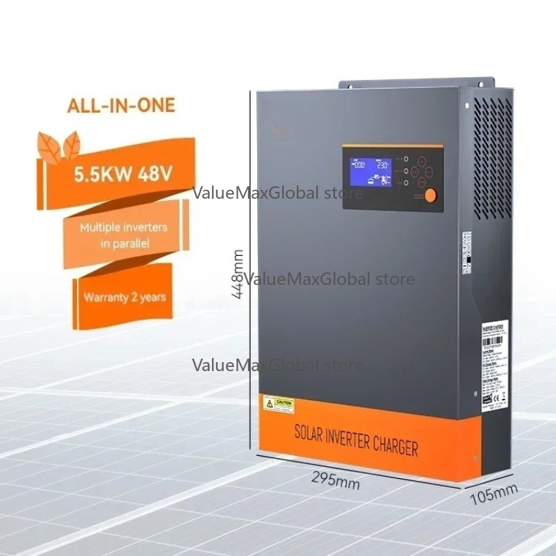 factory 5.5KW 5.5KVA MPPT 80A  - огляд і ціна Hybrid Solar Inverter 5.5Kw Mppt 48V