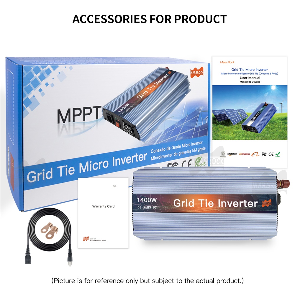 1000-1400W Grid Tie Micro Sola - огляд і ціна Micro Inverter 1400W Solar Grid Tie