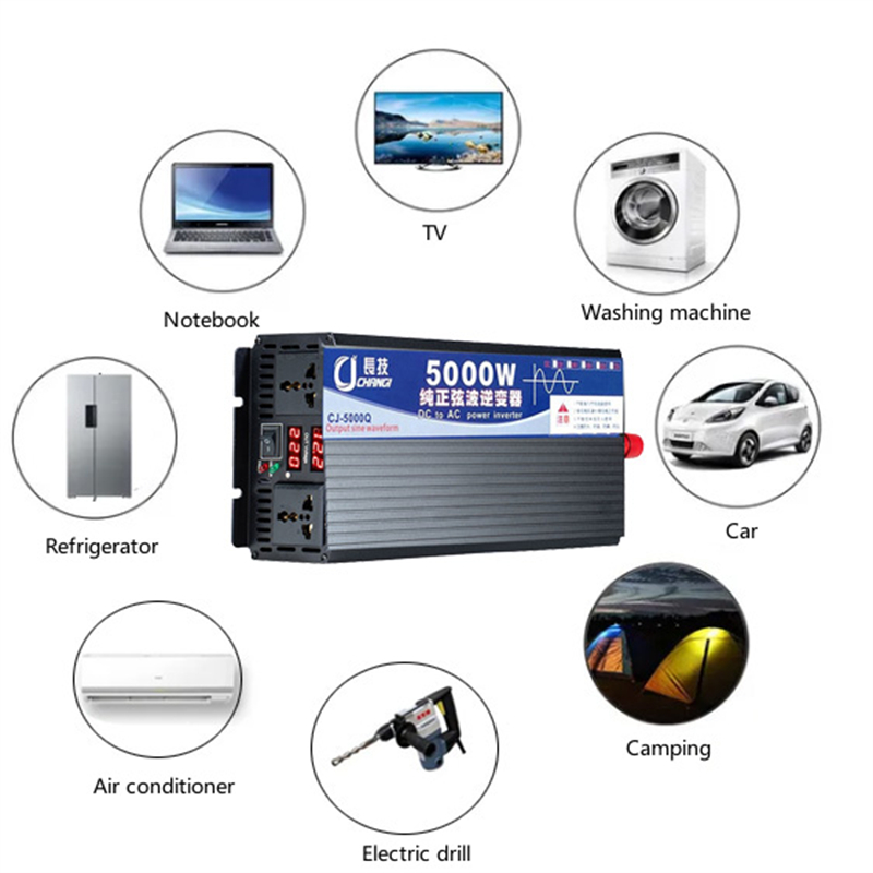 4000W/5000W/5500W/3000W Pure S - огляд і ціна Inverter Pure Sine Wave 60Hz 120V 3000W