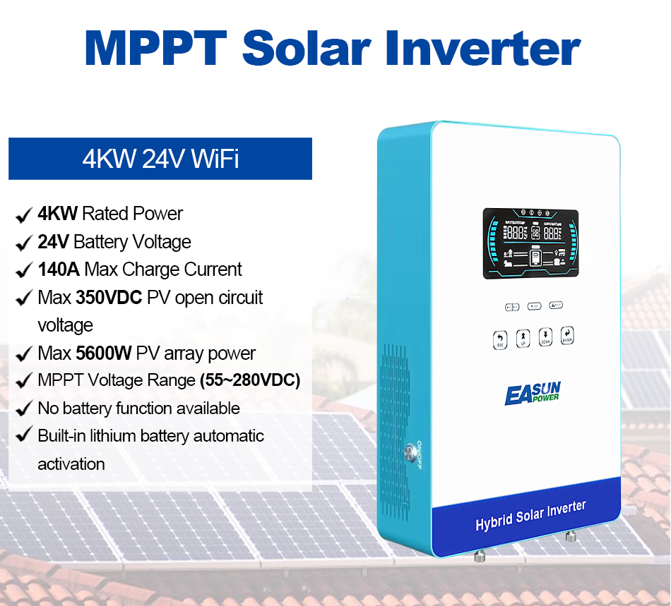 EASUN POWER 4KW 110V Off Grid  - огляд і ціна Grid Tie Inverter Limiter 2000W