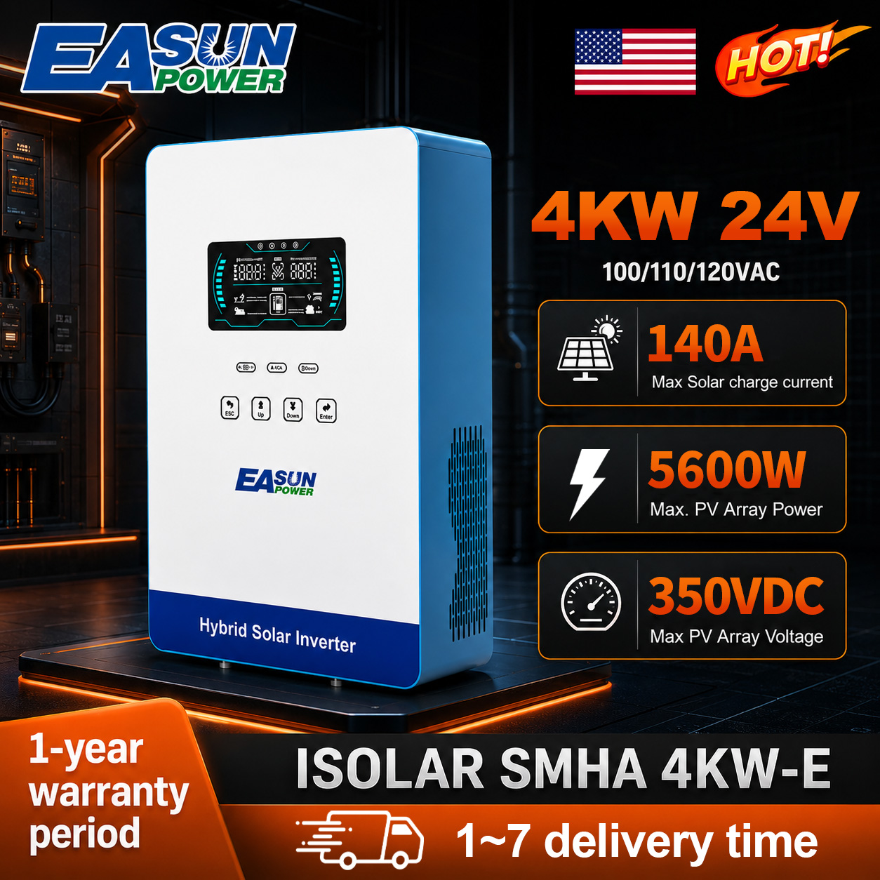 EASUN POWER 4000W Solar Invert - огляд і ціна Grid Tie Inverter Limiter 2000W