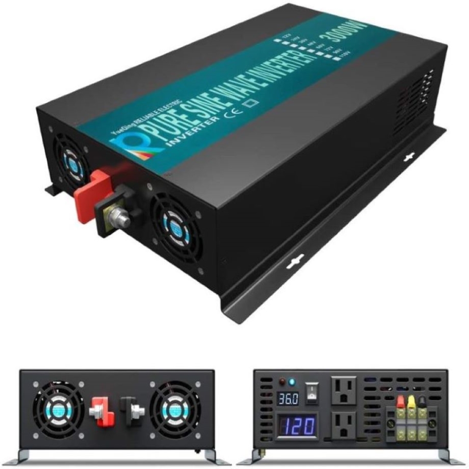 Pure Sine Wave Inverter 3000W  - огляд і ціна Inverter Pure Sine Wave 60Hz 120V 3000W